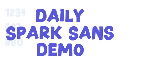 Daily Spark Sans DEMO font