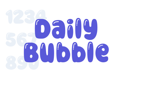 Daily Bubble Font