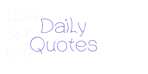 Daily Quotes-font-download