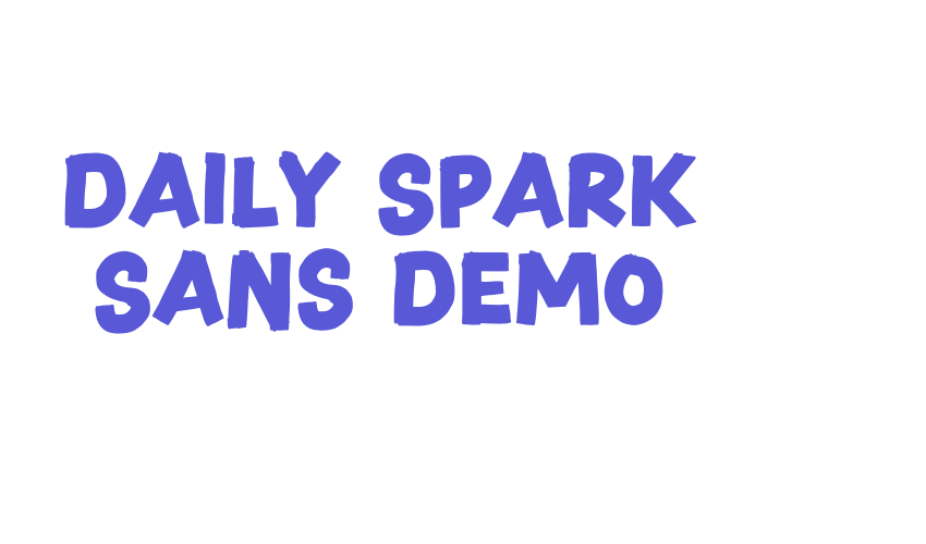 Daily Spark Sans DEMO Font