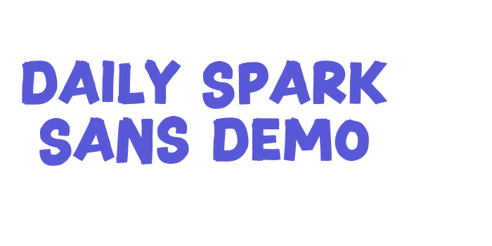 Daily Spark Sans DEMO Font Download