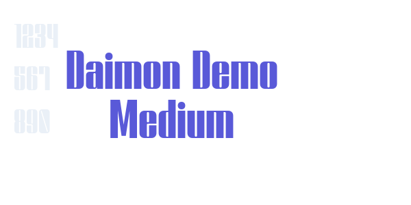 Daimon Demo Medium font free