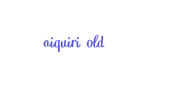 Daiquiri Bold Font Download