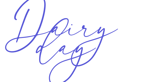 Dairy day Font Download