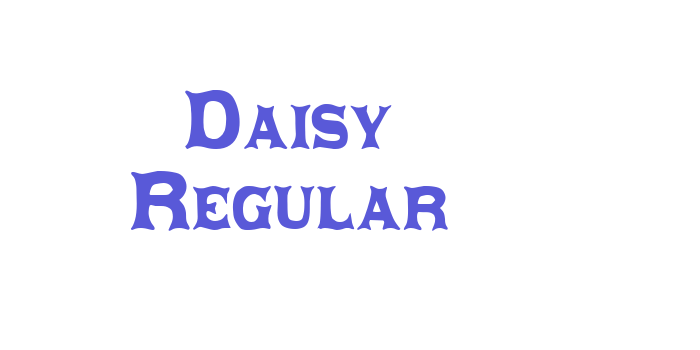 Daisy Regular Font Download