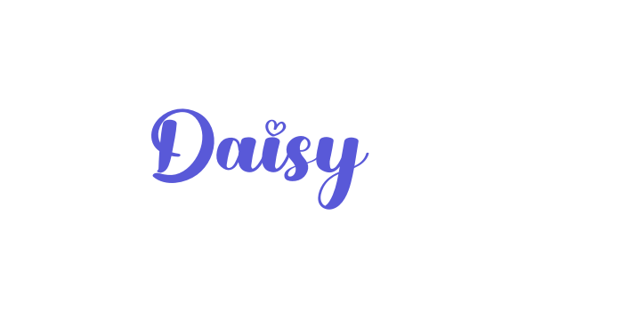 Daisy Font