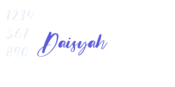 Daisyah font