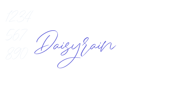 Daisyrain font free