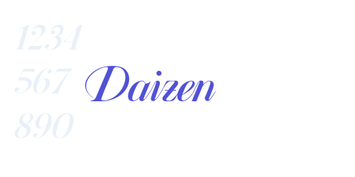 Daizen-font-download