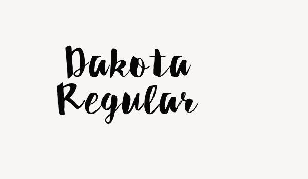 Dakota Regular Font