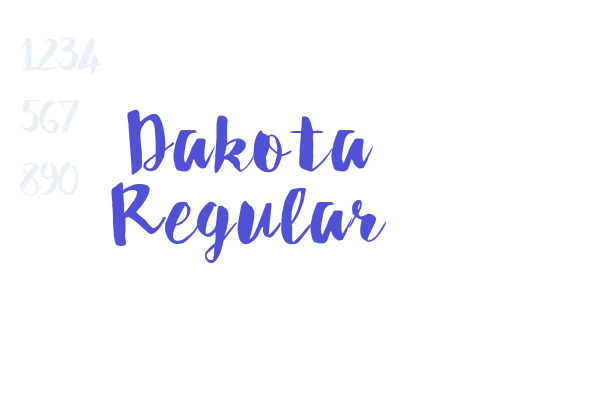 Dakota Regular Font Download