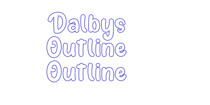 Dalbys Outline Outline Font Download