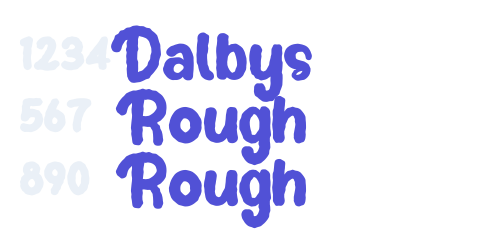 Dalbys Rough Rough-font-download