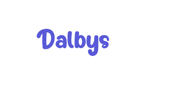 Dalbys Font