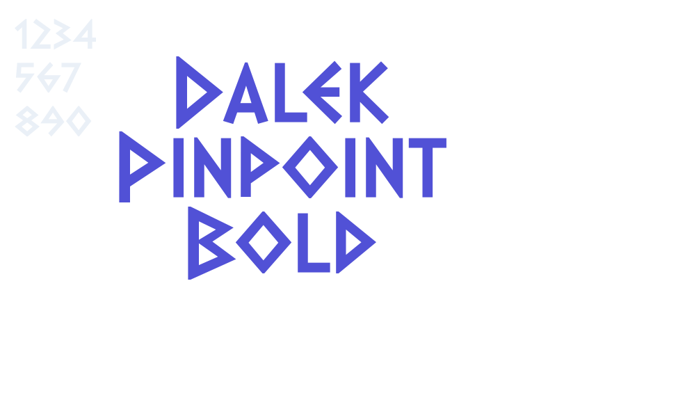 Dalek Pinpoint Bold-font-download