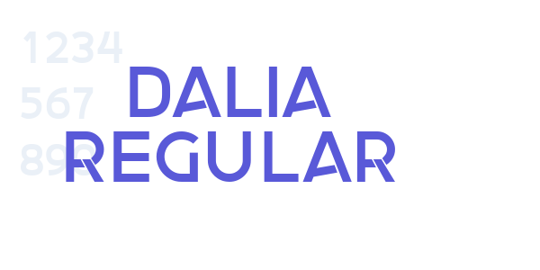 Dalia Regular font free