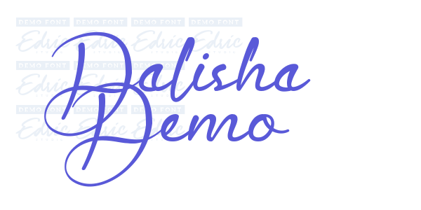 Dalisha Demo font