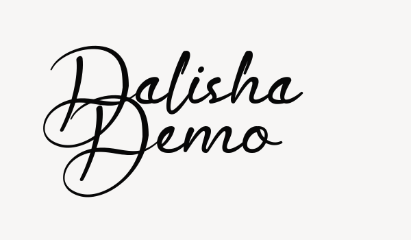 Dalisha Demo Font