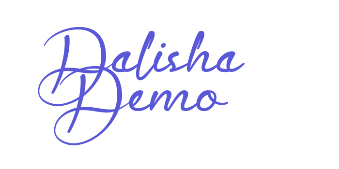 Dalisha Demo Font Download