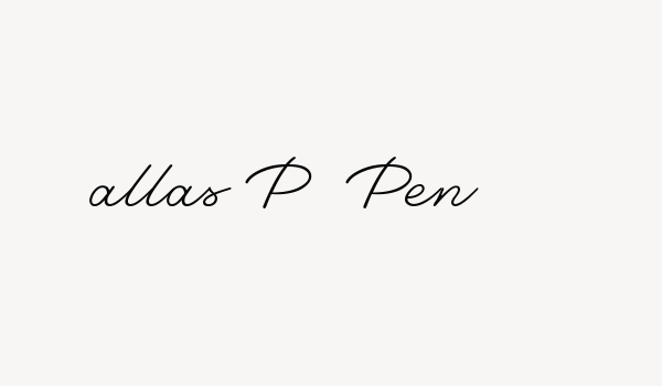 Dallas PS Pen Font