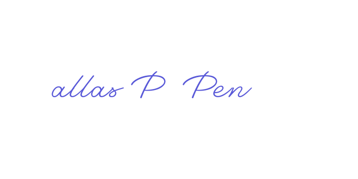 Dallas PS Pen Font Download