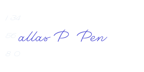 Dallas PS Pen-font-download