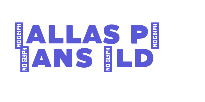 Dallas PS Sans Bld Font Download