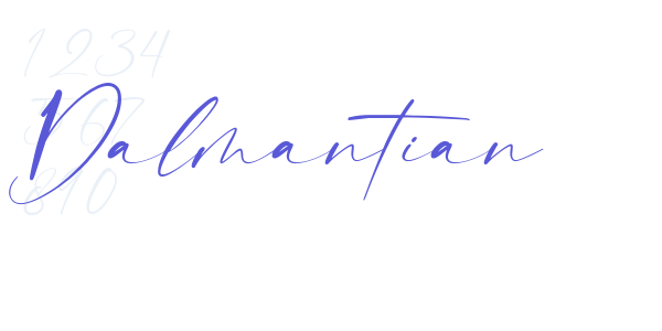 Dalmantian font free