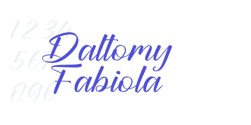Daltomy Fabiola-font-download