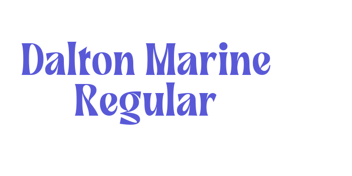 Dalton Marine Regular Font Download