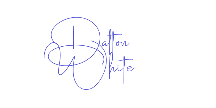 Dalton White Font Download