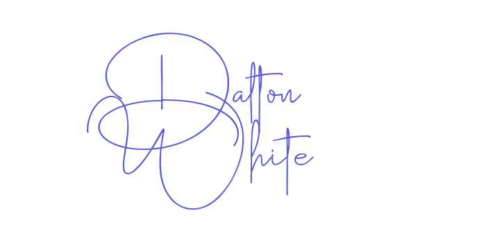 Dalton White Font