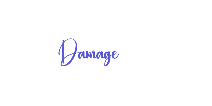 Damage Font