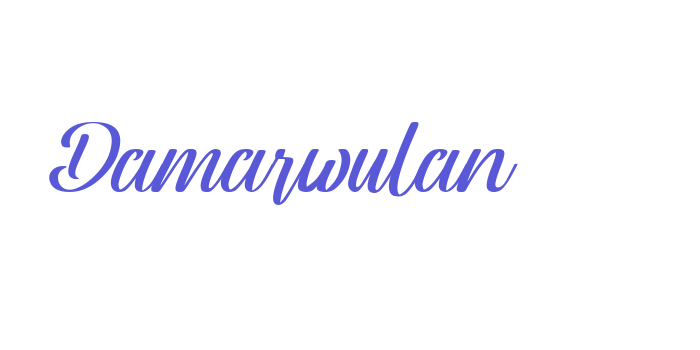 Damarwulan Font