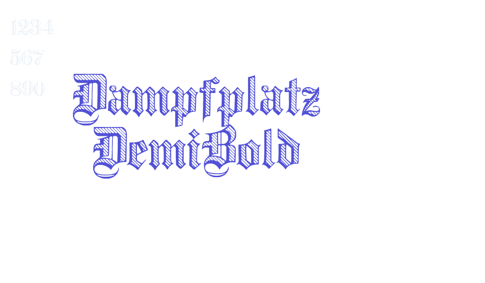 Dampfplatz DemiBold-font-download