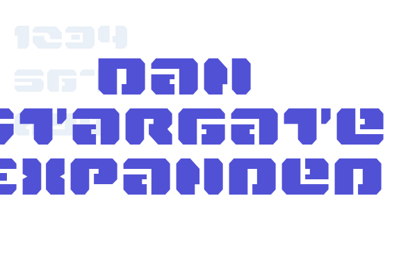 Dan Stargate Expanded Font Download