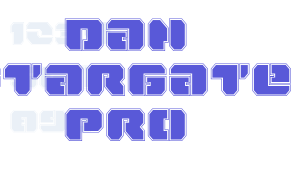 Dan Stargate Pro font free