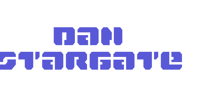 Dan Stargate Font Download