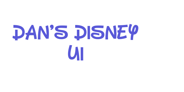 Dan’s Disney UI Font Download