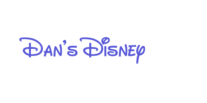 Dan’s Disney Font Download