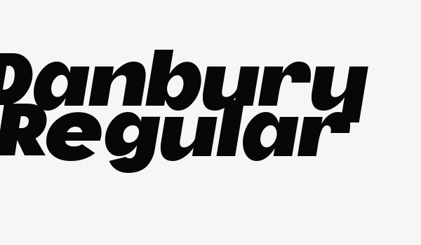 Danbury Regular Font