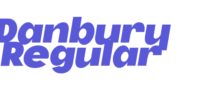 Danbury Regular Font Download