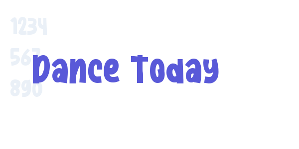 Dance Today font