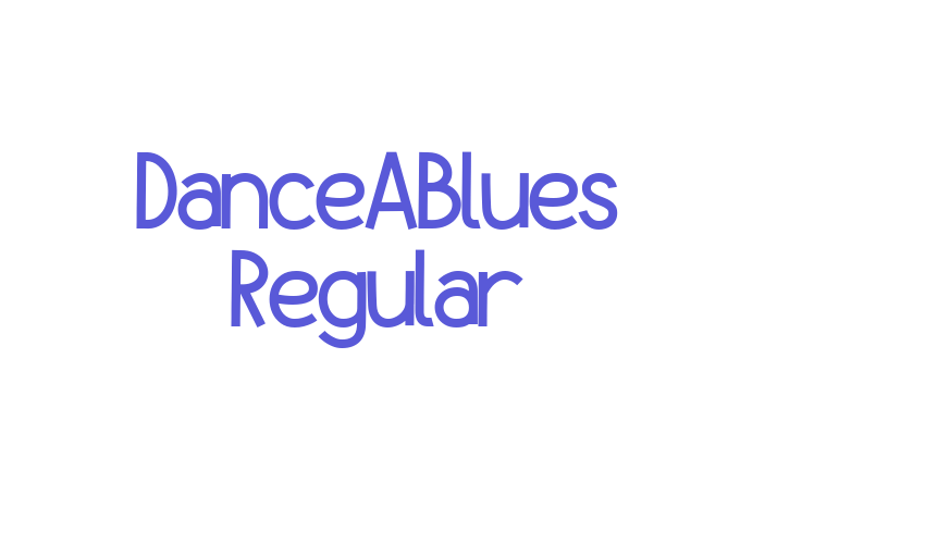 Dance Blues Regular Font Download