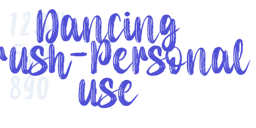 Dancing Brush-Personal use-font-download