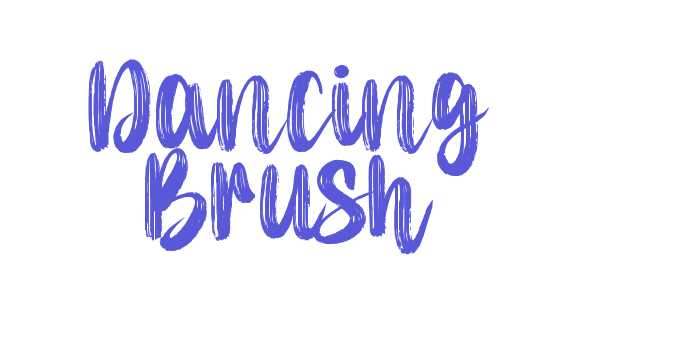 Dancing Brush Font