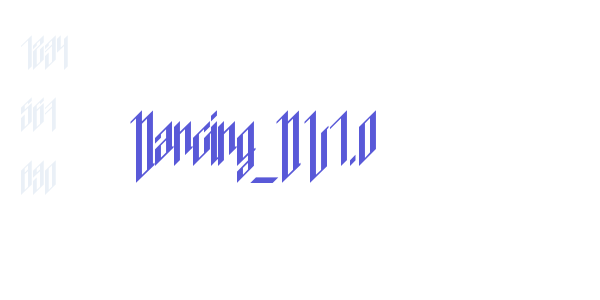 Dancing_DL1.0 font free