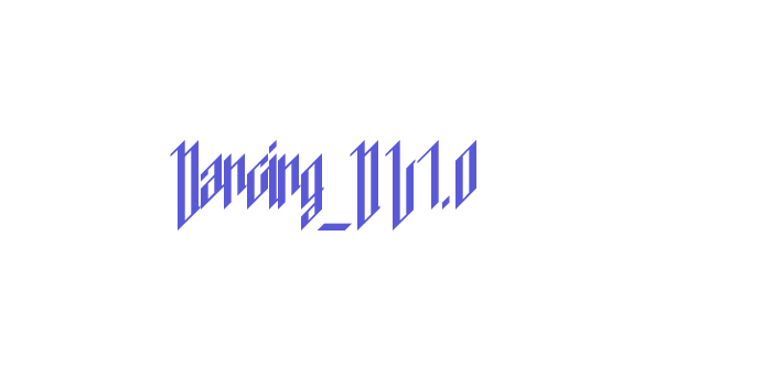 Dancing_DL1.0 Font Download