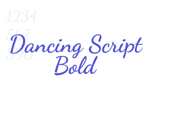 Dancing Script Bold