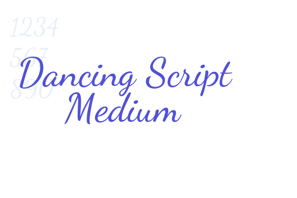 Dancing Script Medium